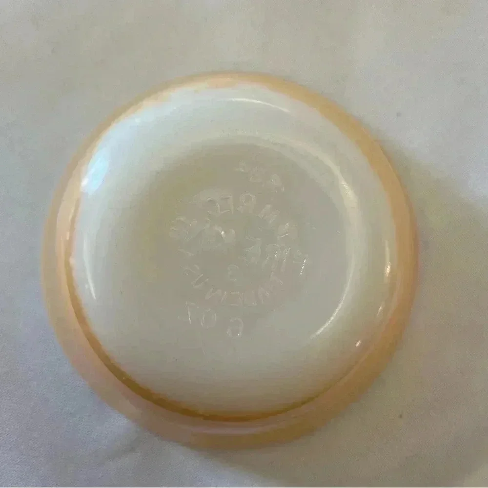 Fire King By Anchor Hocking Scalloped Edged Custard Cups - Set of 5
